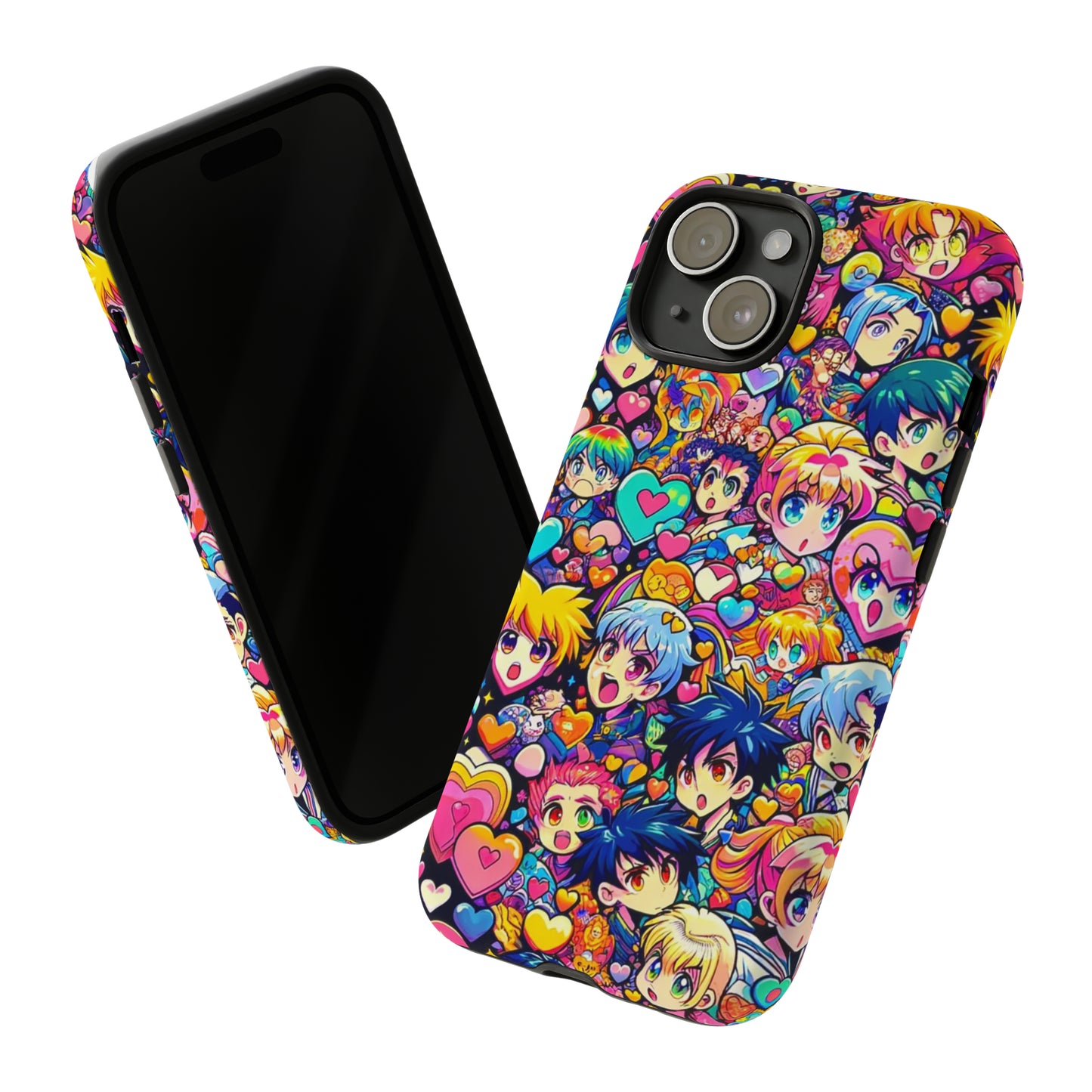 For Your Valentines or Not:  Anime Heart Design Custom Protective Phone Cases