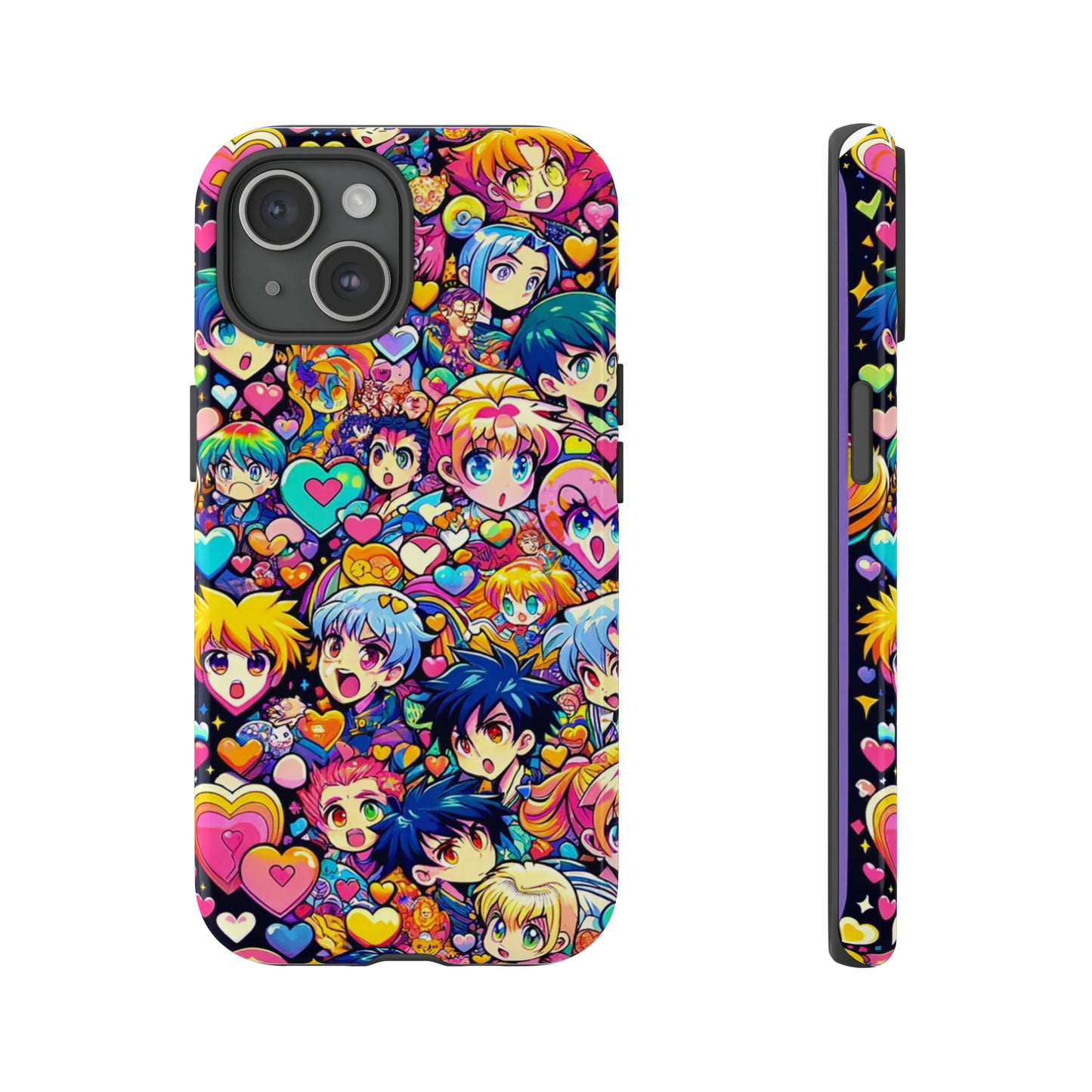 For Your Valentines or Not:  Anime Heart Design Custom Protective Phone Cases