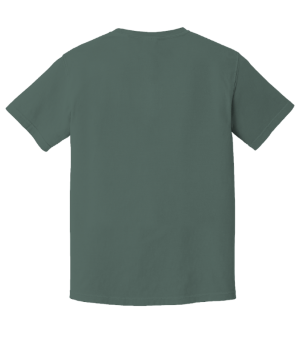 Mom Strong and Fearless Comfort Tee Green