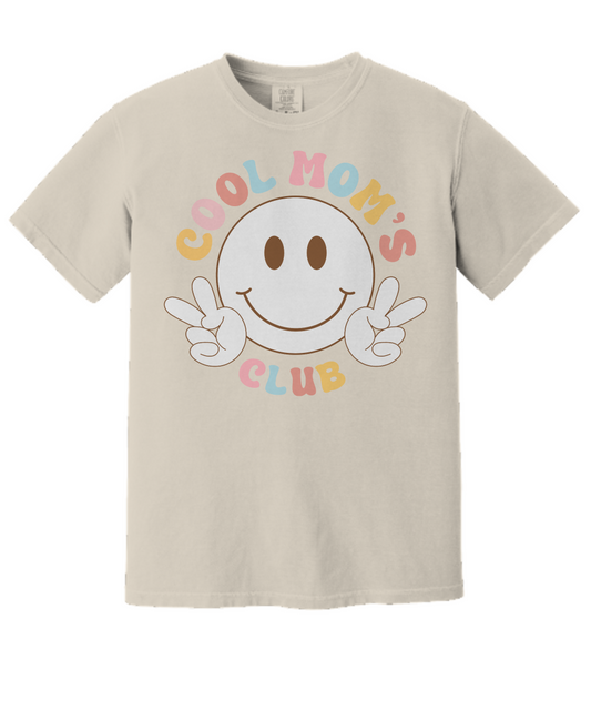 Cool Mom's Club Comfort Tee Light Brown