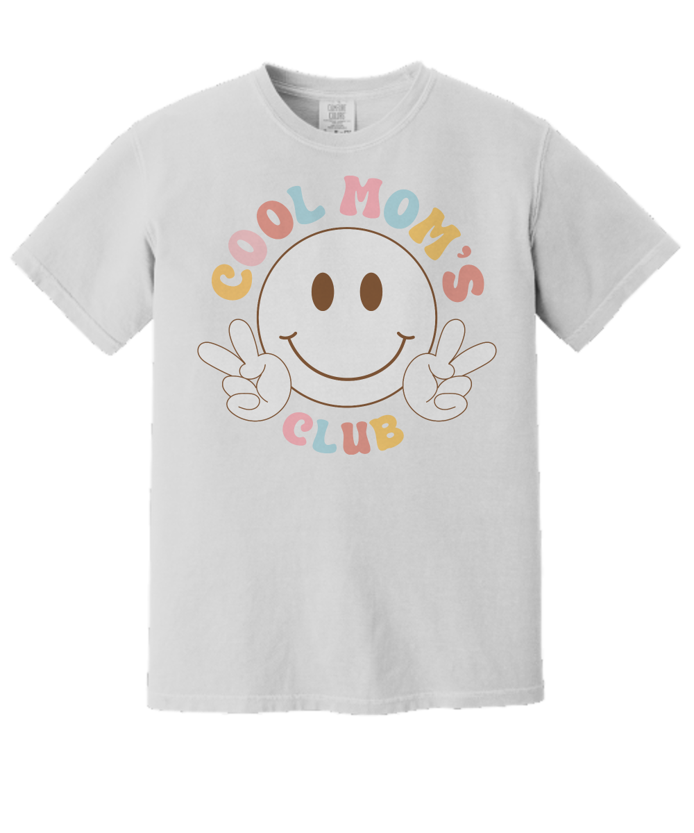 Cool Mom's Club Comfort Tee White