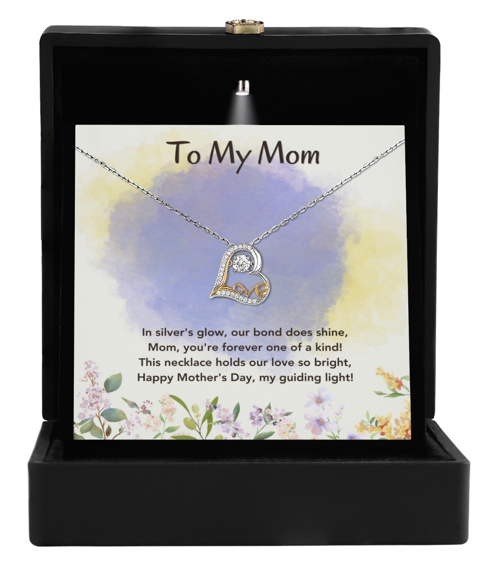 Love Dancing Necklace Mother's Day Wildflowers Color