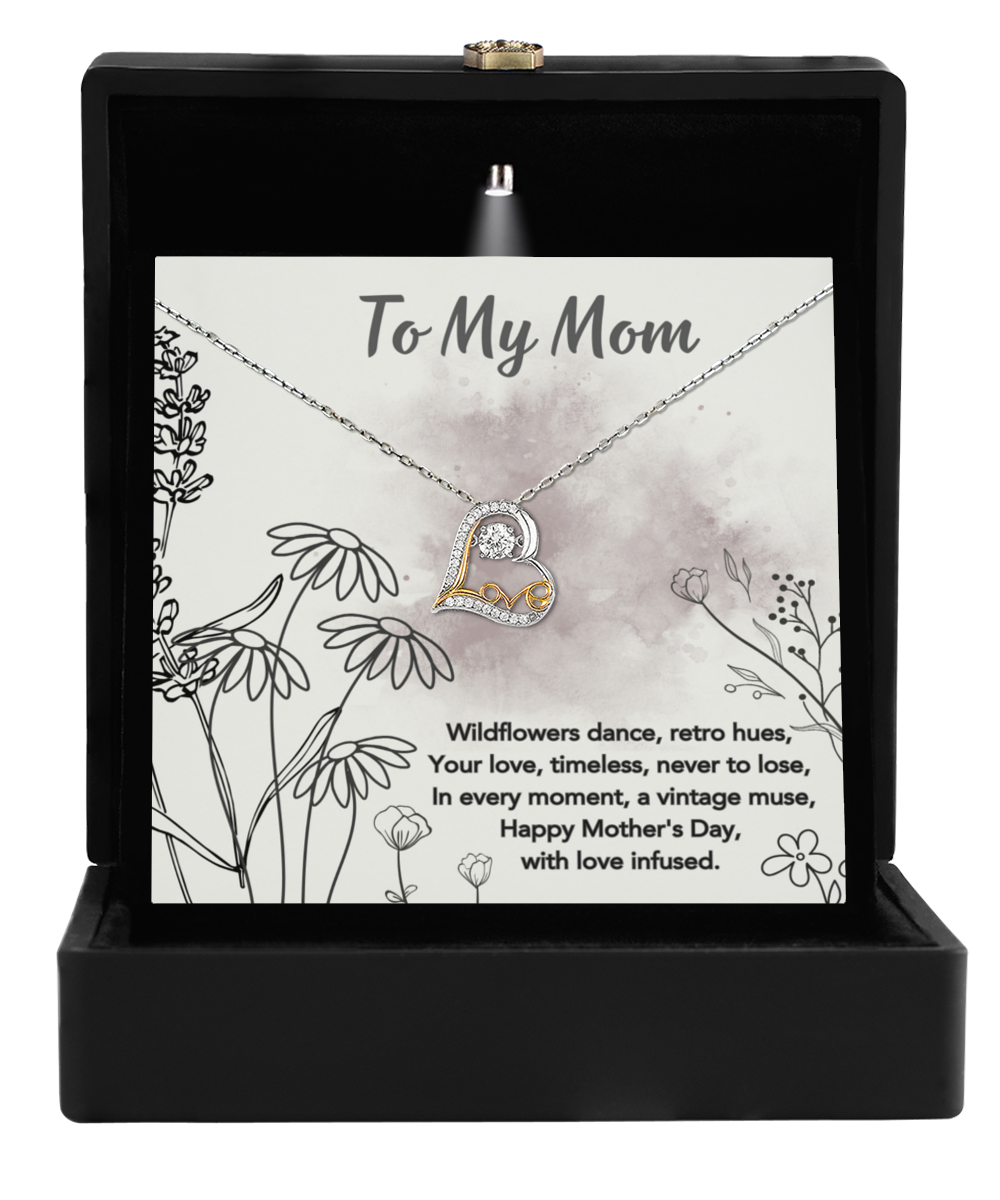 Love Dance Necklace Mother's Day Wildflowers