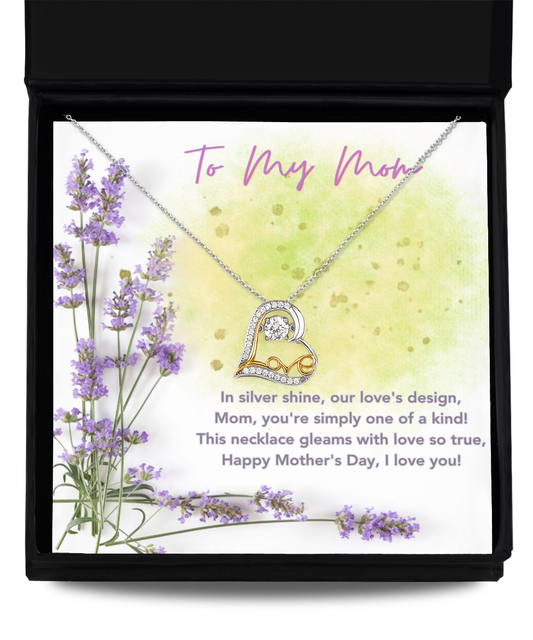 Love Dancing Necklace To My Mom Mother's Day Lavender