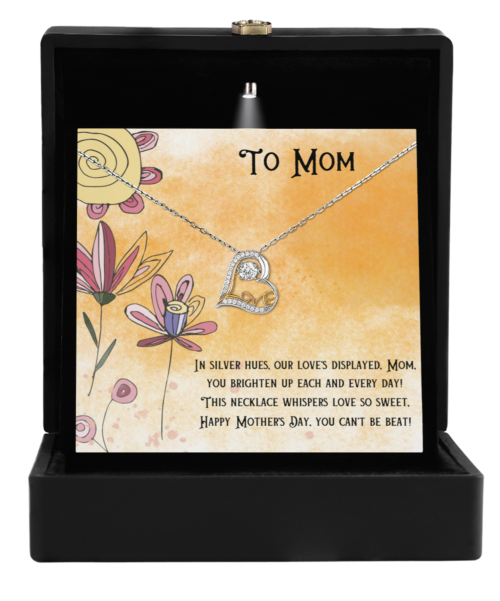 Love Dancing Necklace Mom Flowers 1