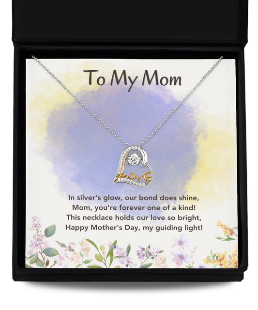 Love Dancing Necklace Mother's Day Wildflowers Color