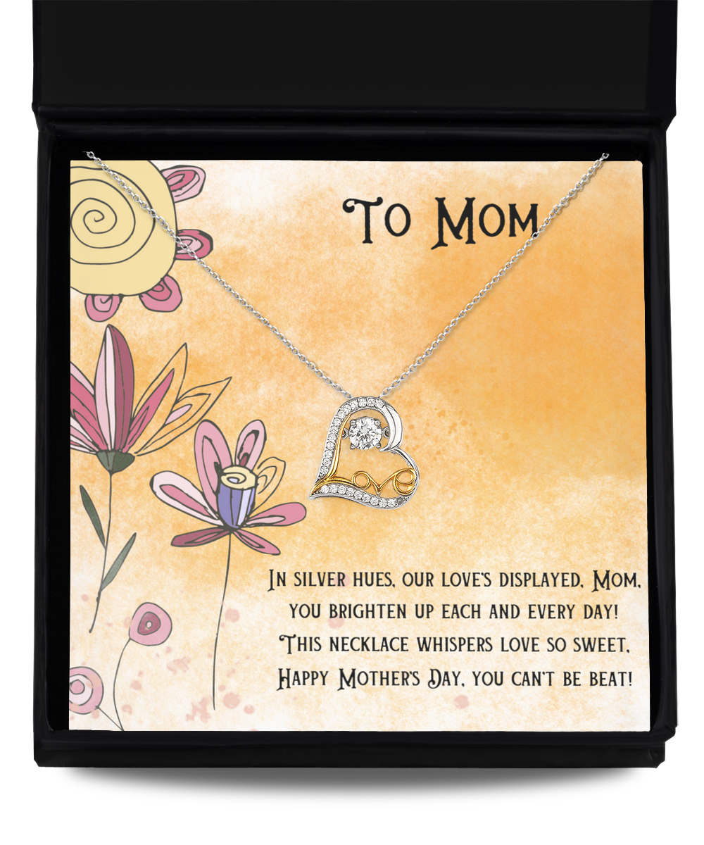 Love Dancing Necklace Mom Flowers 1