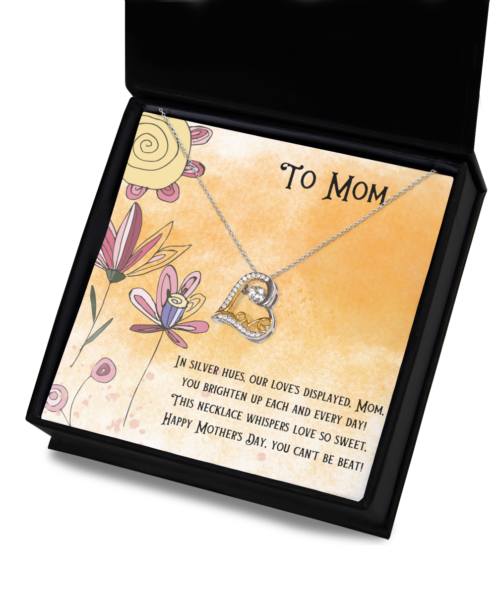 Love Dancing Necklace Mom Flowers 1