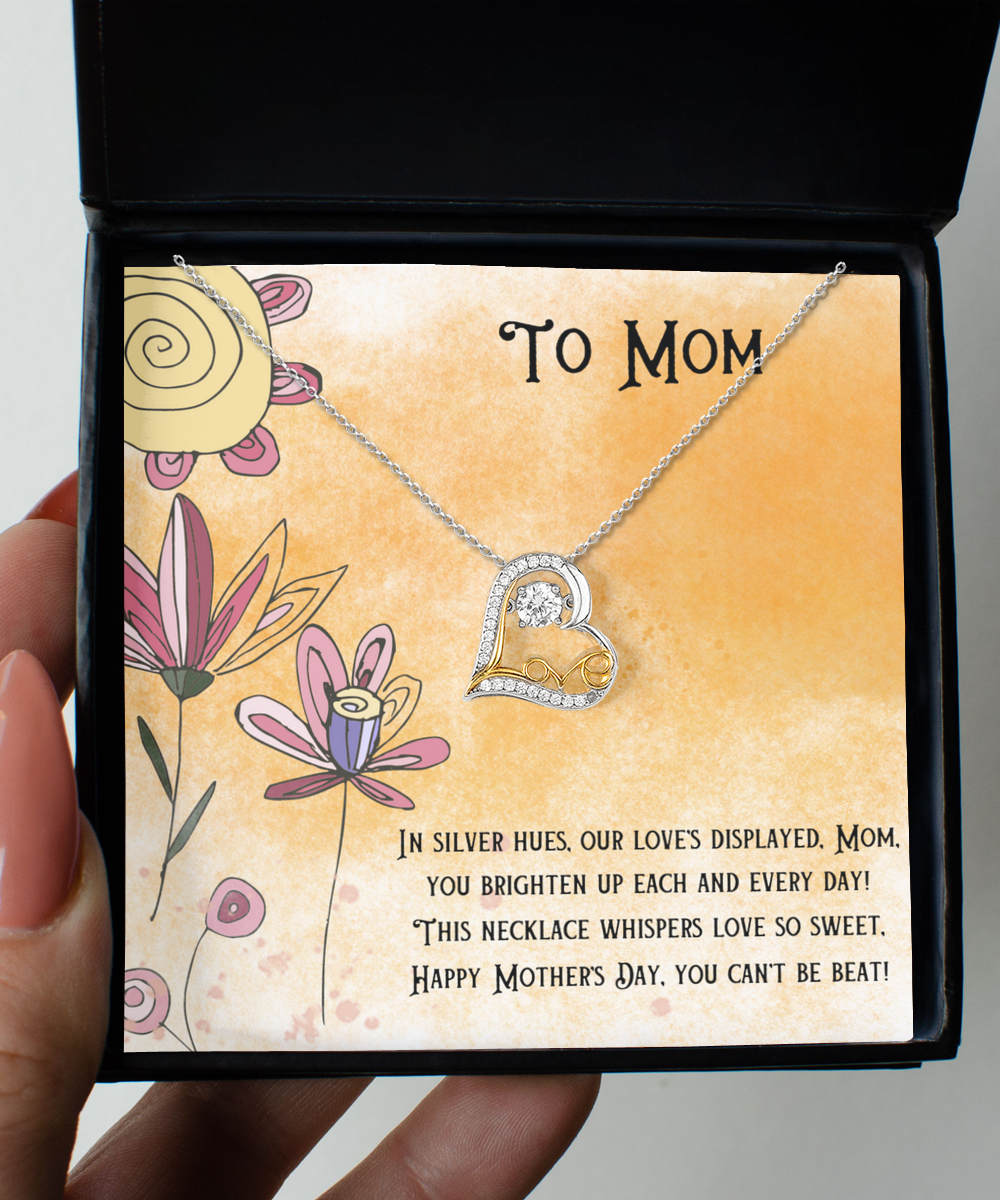 Love Dancing Necklace Mom Flowers 1