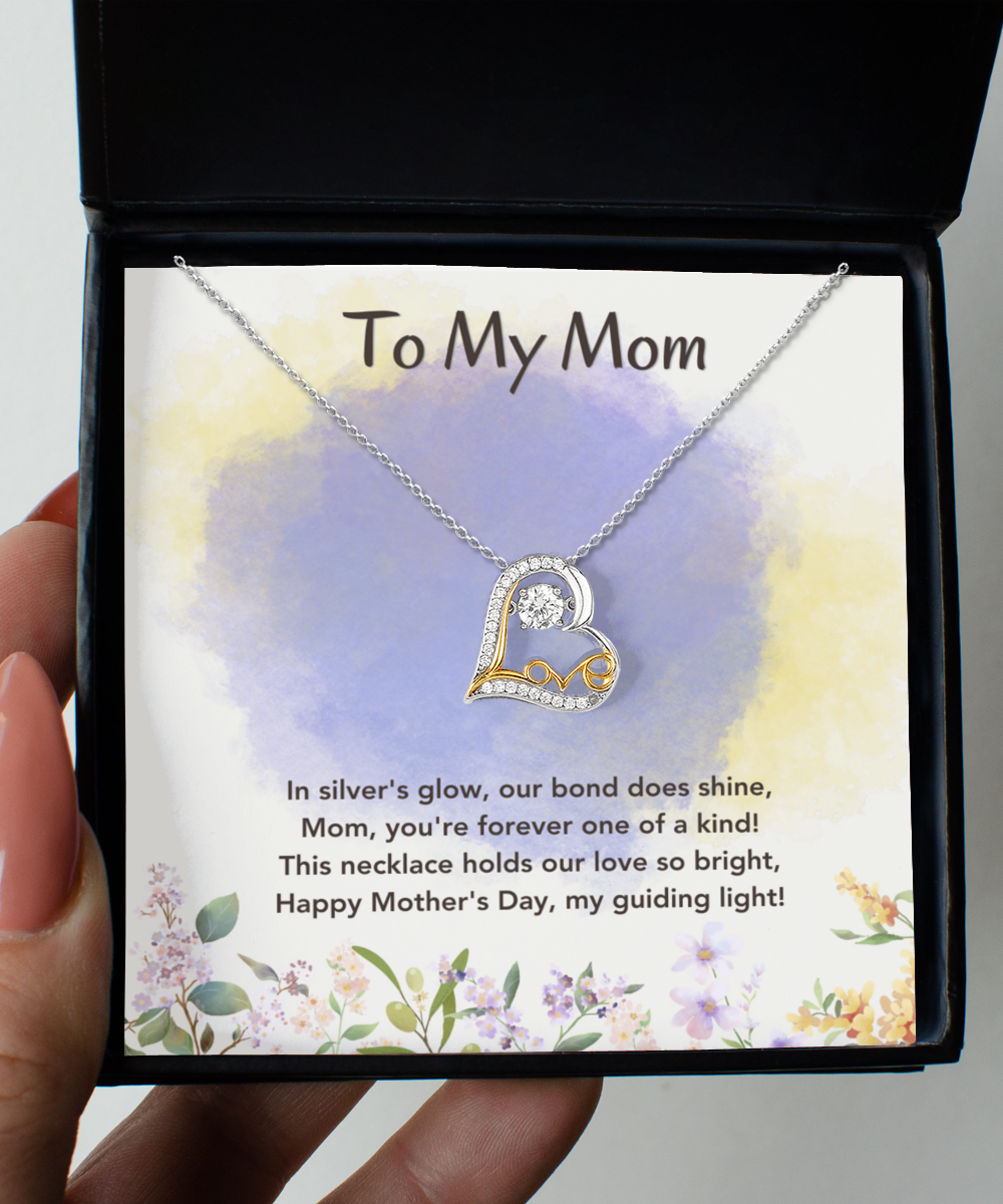 Love Dancing Necklace Mother's Day Wildflowers Color