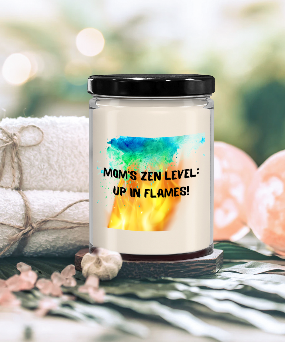 Mom/Vanilla 16ozr: Mom's Zen Level Up In Flames