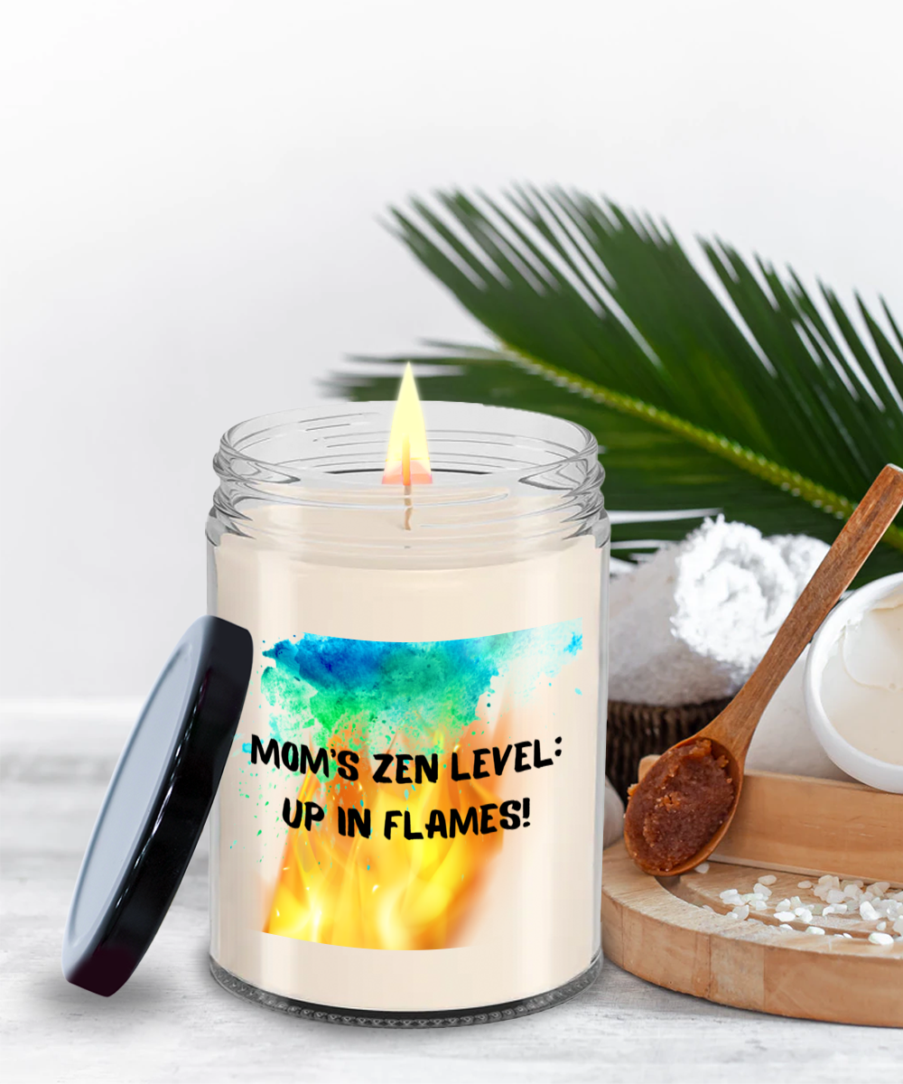 Mom/Vanilla 16ozr: Mom's Zen Level Up In Flames