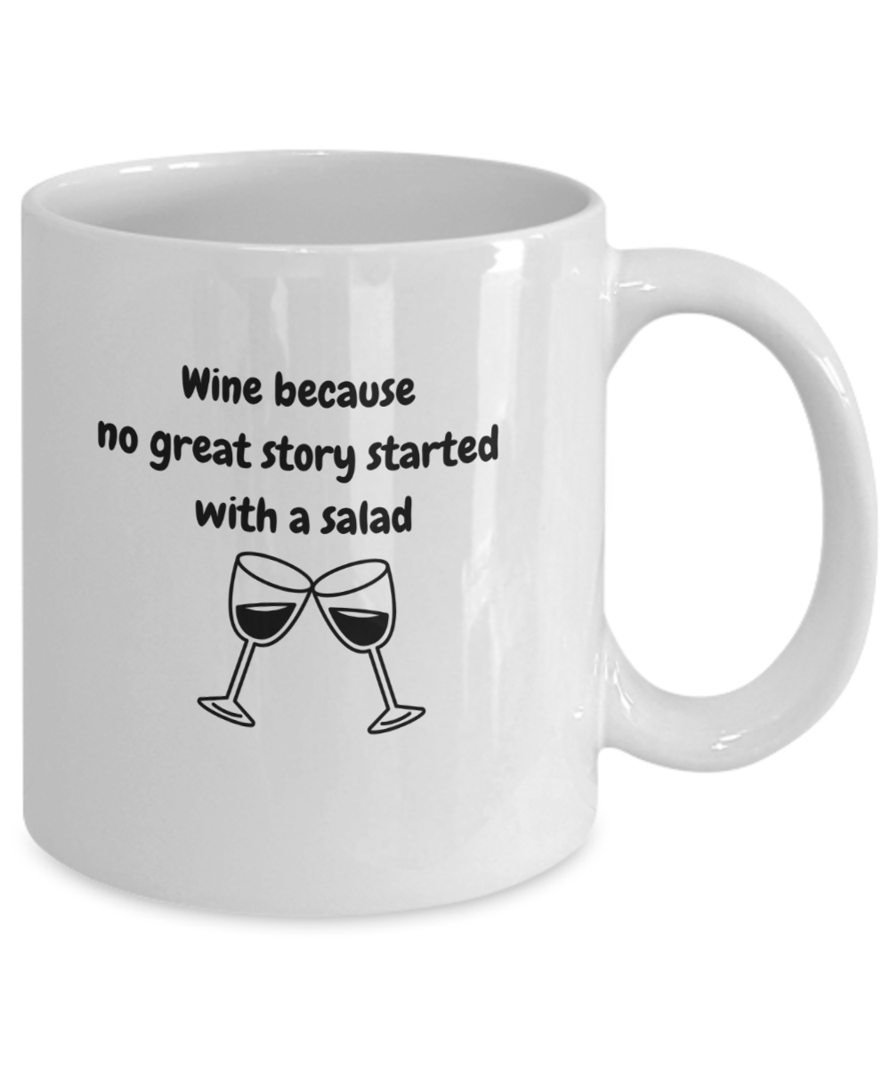 Wine because no great story started with a salad-15