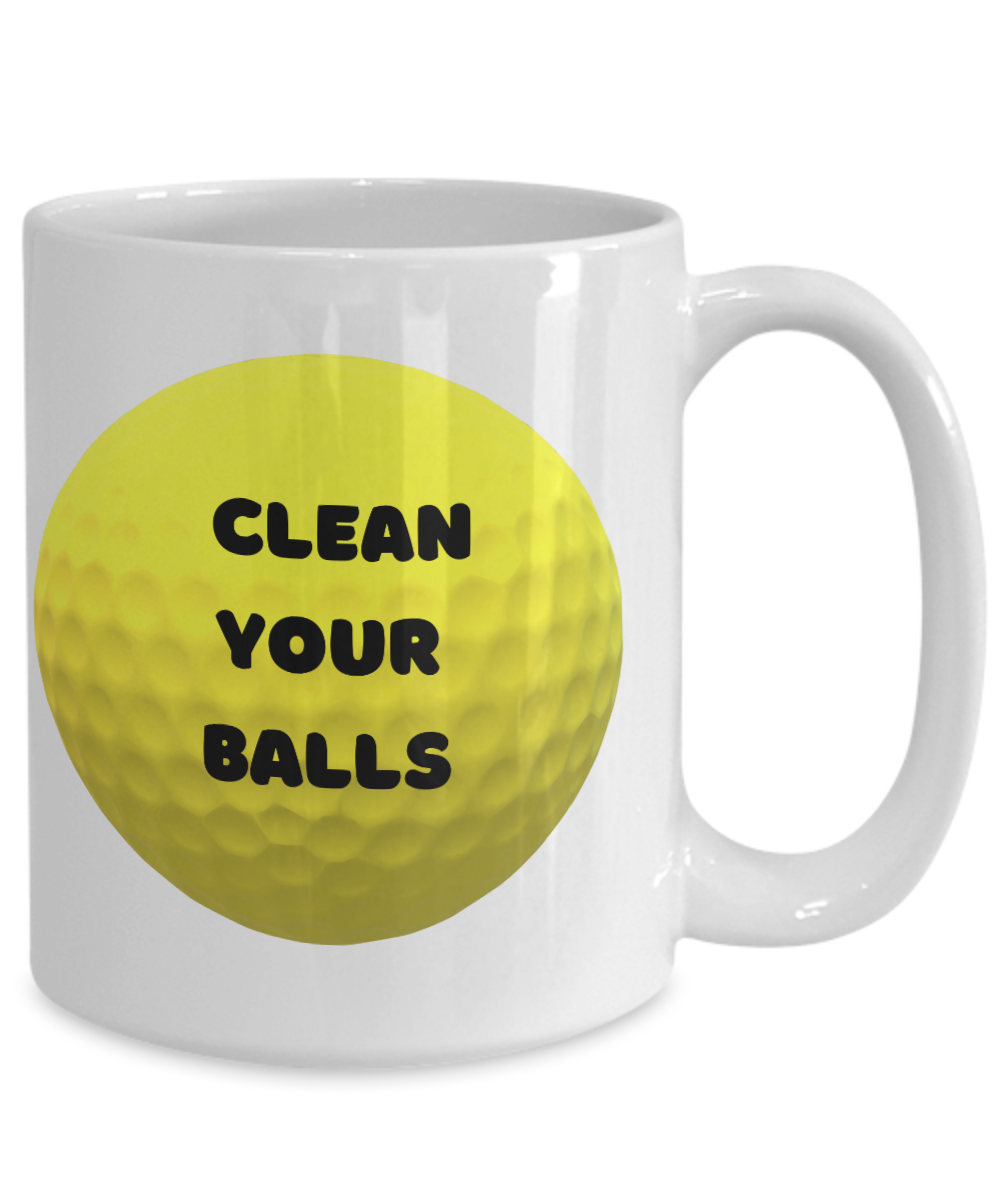 Clean your balls - 15 oz - Funny & Golf