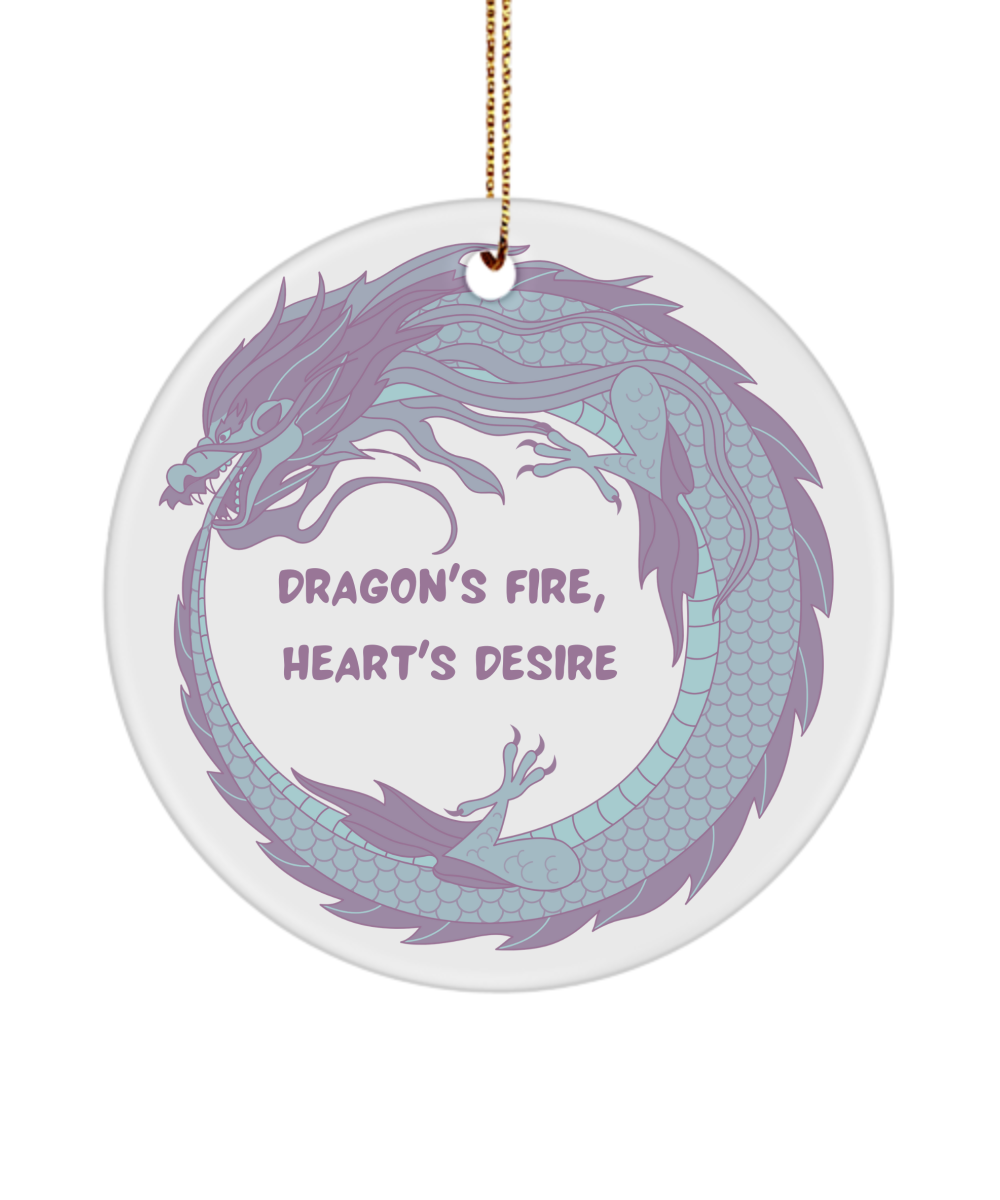 For Year of the Dragon or Just Dragon Lovers:   Draon's Fire Heart's Desire Ornament