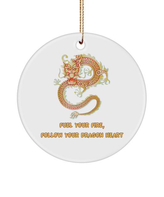 Year of the Dragon or Just Dragon Lovers:  Fuel Your Fire Ornament