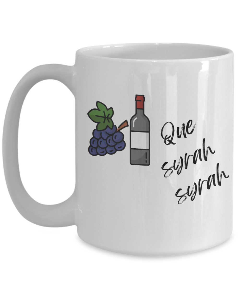 Que syrah syrah-15oz-Funny Wine