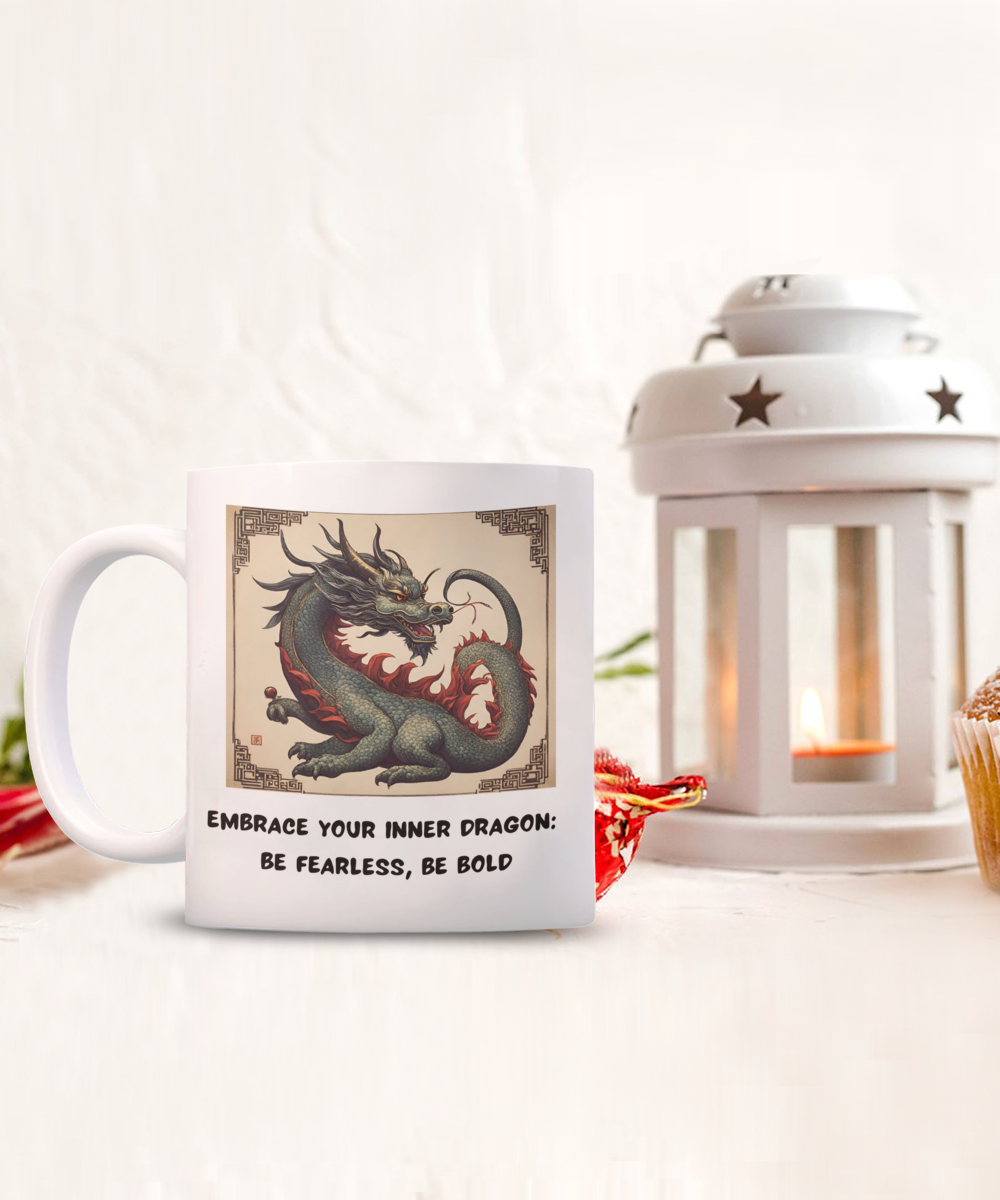 For Year of the Dragon or Just Dragon Lovers:   Embrace Your Inner Dragon 15oz