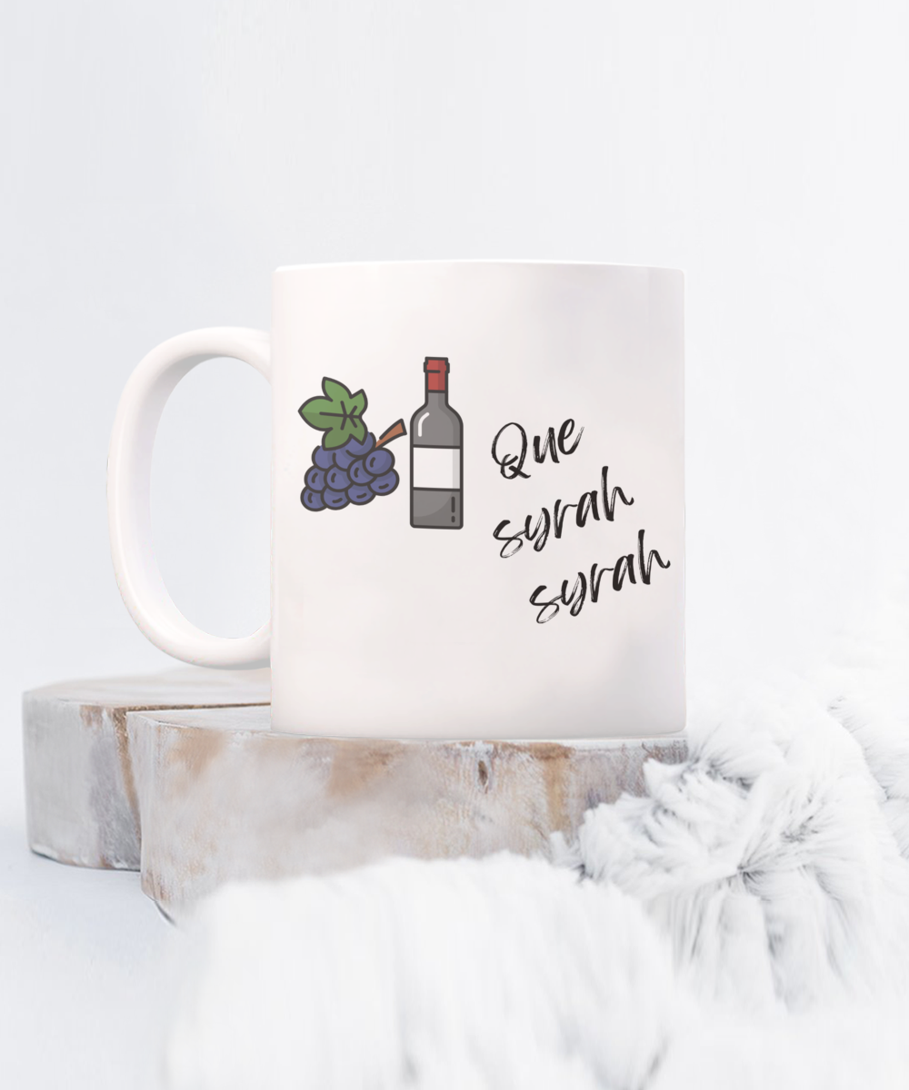 Que syrah syrah-15oz-Funny Wine