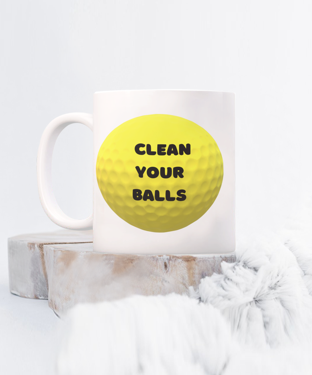 Clean your balls - 15 oz - Funny & Golf