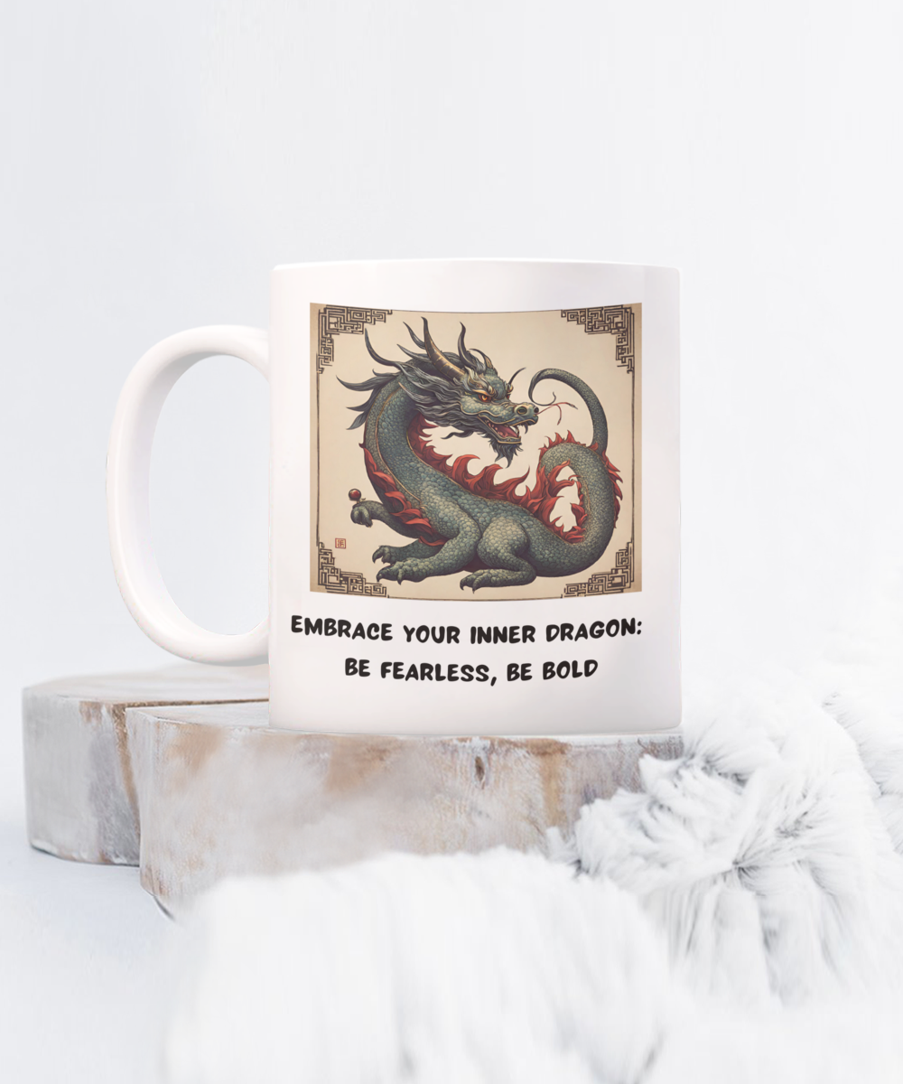 For Year of the Dragon or Just Dragon Lovers:   Embrace Your Inner Dragon 15oz